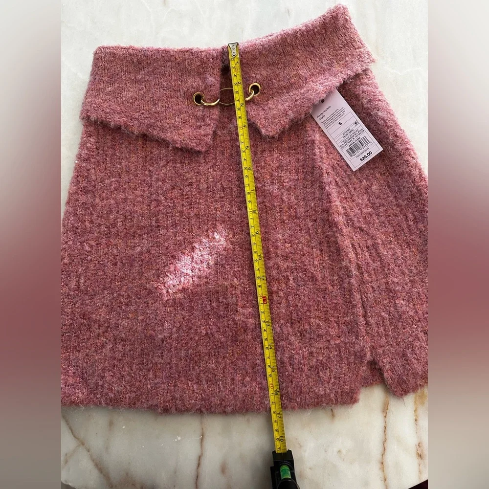 Wild Fable Textured Pink Mini Skirt - Picture 8 of 9
